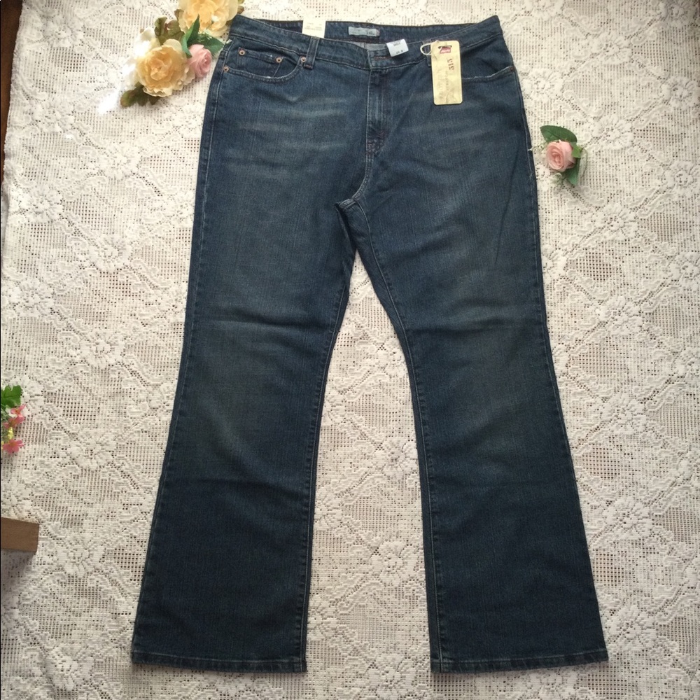 Levis 515 Boot Cut Stretch Jeans Size 20M